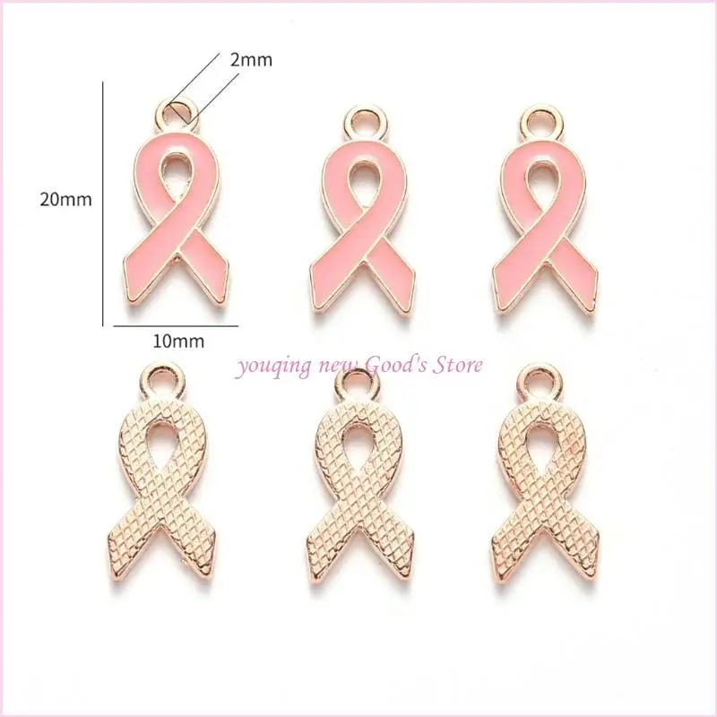 57QA Brustkrebs-Prävention Propaganda-Band-Charm-Band-Anhänger für DIY-Frauen-Schmuck-Halsketten-Armband-Produktion – Detail 9