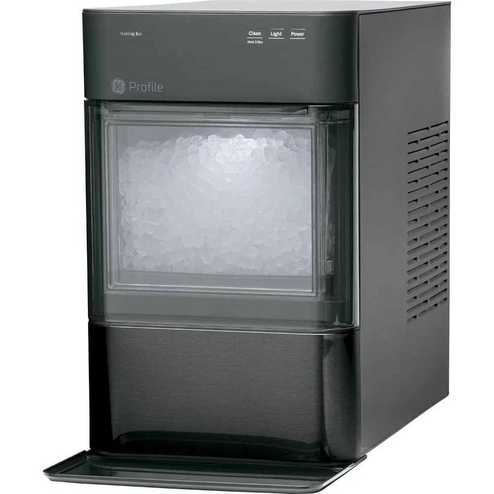 Chewable Crunchable Countertop Nugget Ice Maker, Scoop included, 38 lbs in 24 hours, Pellet Ice Machine wit