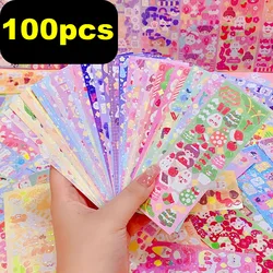 Aesthetic Kawaii Stickers for Kids - Cute Diary and Scrapbooking Decoration Supplies (100pcs)