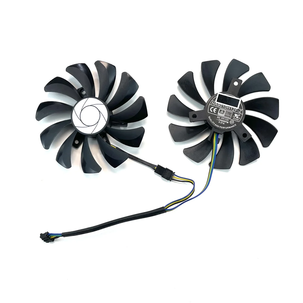 2pcs 85MM HA9010H12F-Z 4Pin GPU Cooler Fan For MSI GTX 1060 OC 6G GTX 960 P106-100 P106 GTX1060 GTX960 Graphics Card gpu fan
