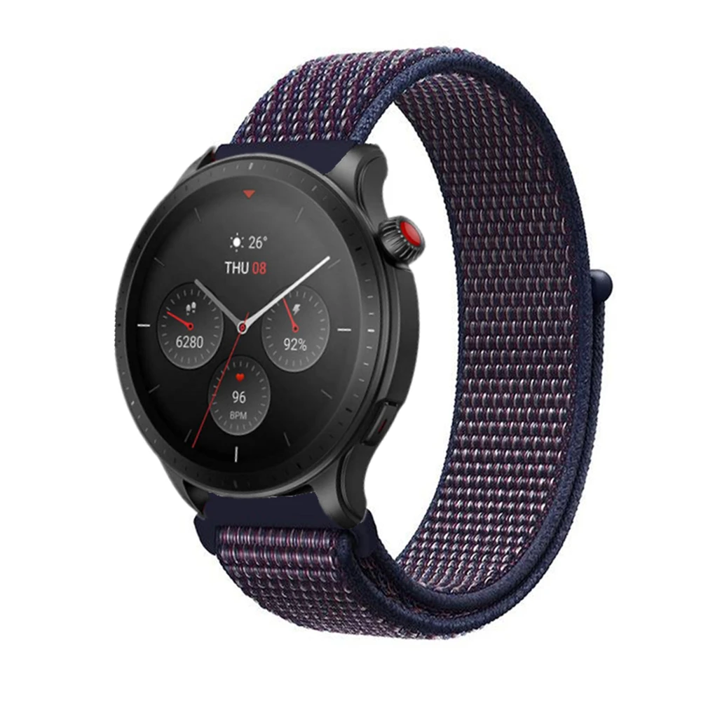 Dây Đeo Nylon 20Mm 22Mm Vòng Dây Cho Huami Amazfit GTR4 GTR3 Pro GTR2 2e Gtr 42mm 47mmpace Stratos 2 2s 3 I2191524048