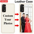 Leather White Case