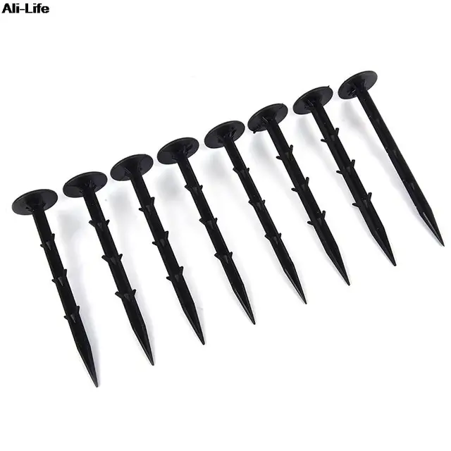 50Db/Csomag/Csomag Fekete Pp Talajtakaró Árnyékoló Kártevőirtó Kerti Földi Köröm Műanyag Fóliák Rögzített Csapok Kertész Rögzítő Szerszámok - Image 6
