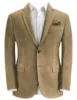 Men Autumn Winter Wick Cotton Slim Fit Suit Blazer Business Work Coat Notch Lapel Jacket Outwear Casual Fashion Brown Jacket 1