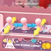Electric Mini Claw Machine Toys for Children Coin Operated Game Twisted Egg Dolls Arcade Crane Vending Machines Birthday Gifts 4
