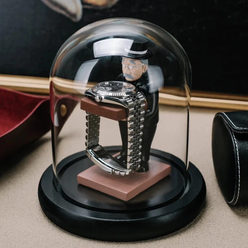 Desktop Vintage Watch Stand Creative Nightstand Wrist Watches Storage Display Holder Small Watch Organizer Showcase Accessories