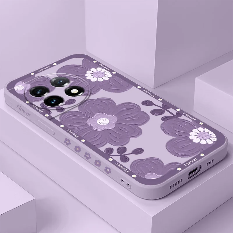 Spoony Flowers Liquid Silicone Phone Case