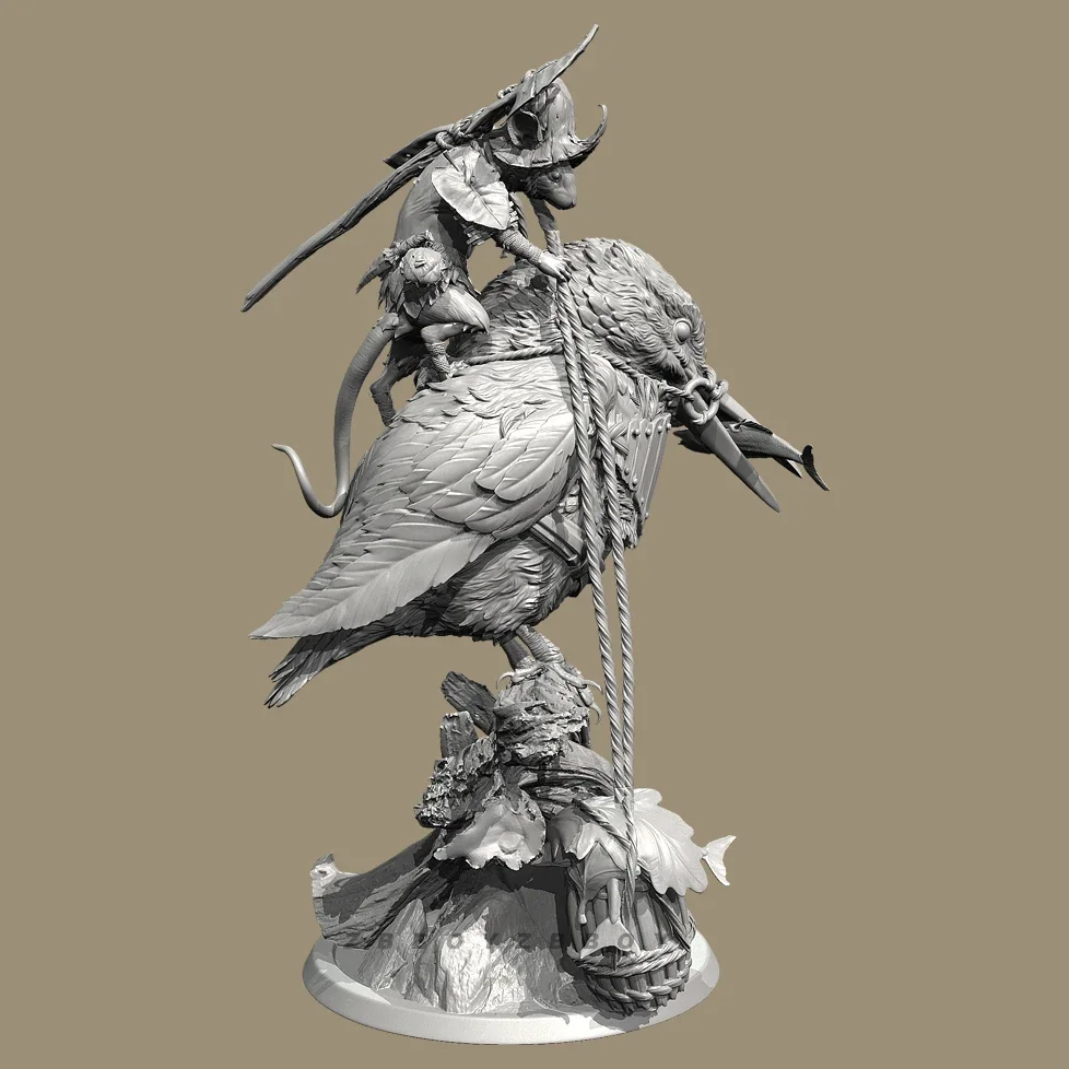 전체 높이 100mm 150mm 수지 모델 자체 조립 및 색칠(3D 프린팅)TD-7553/3D