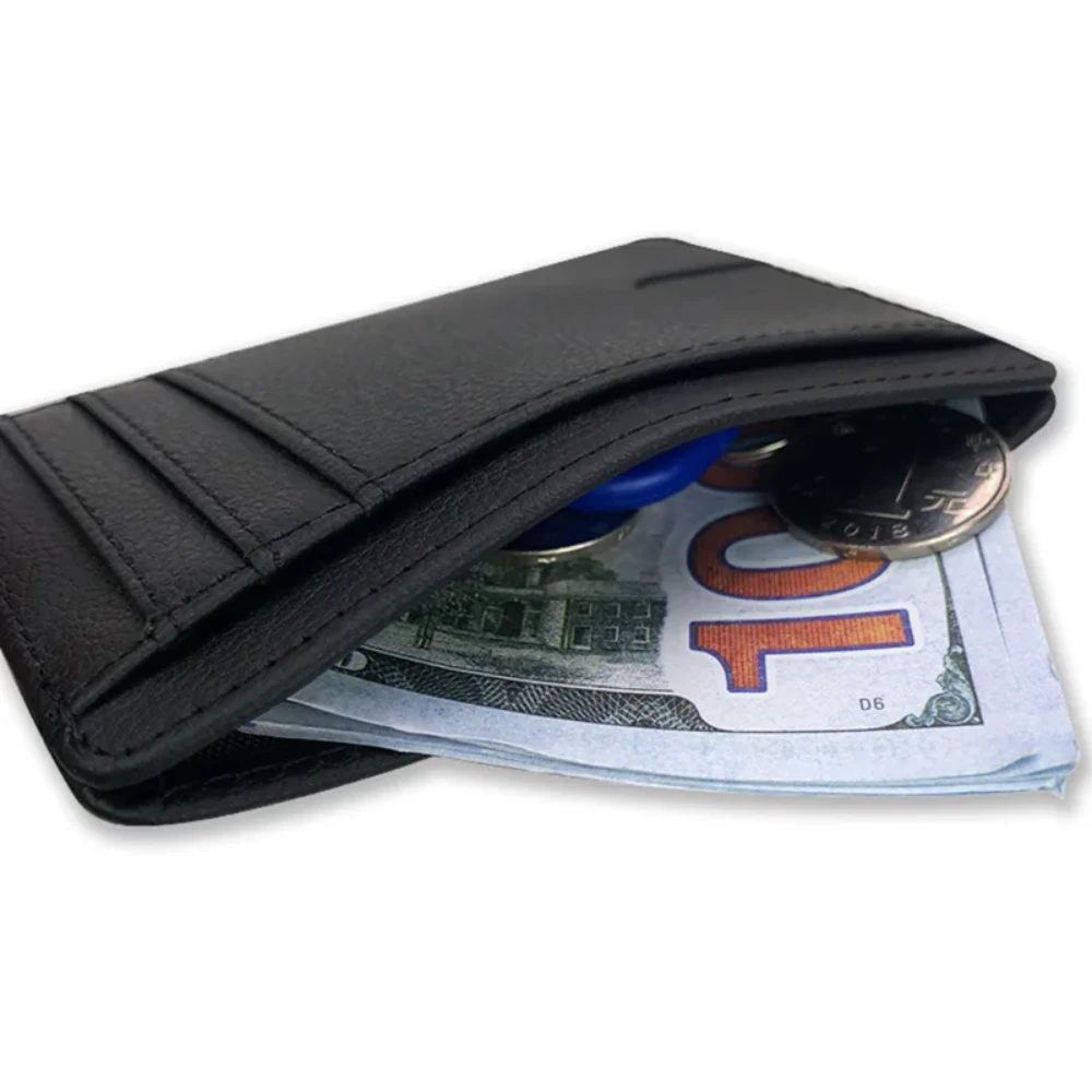 Slim RFID Blocking Leather Wallet Credit ID Card Holder For Men Women