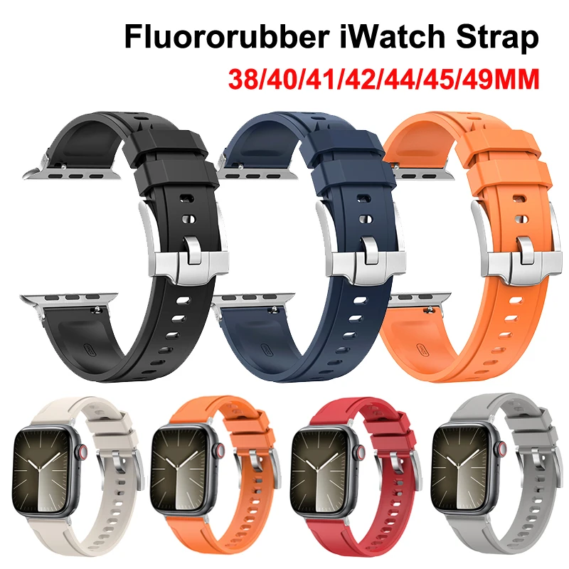 Enhanced Fluororubber Sport Strap