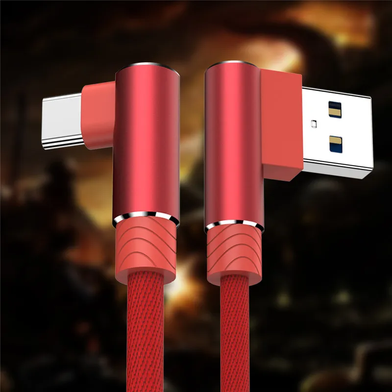 삼성 갤럭시 S20 플러스 아이폰 15 프로 맥스용 90도 USB 타입 A to C 데이터 충전 케이블 고속 충전 코드 엘보우 USBC 1m 2m 3m