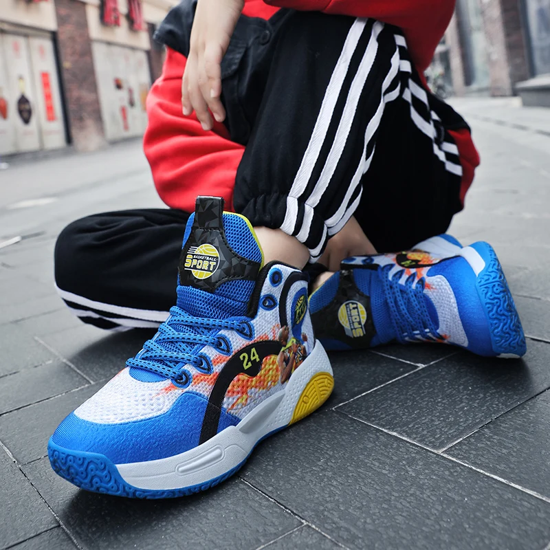 Basketball Men Boots Luxury High-Quality Breathable Training Sports shoes Original Athletic Boys Brand Street Basketball shoes 6