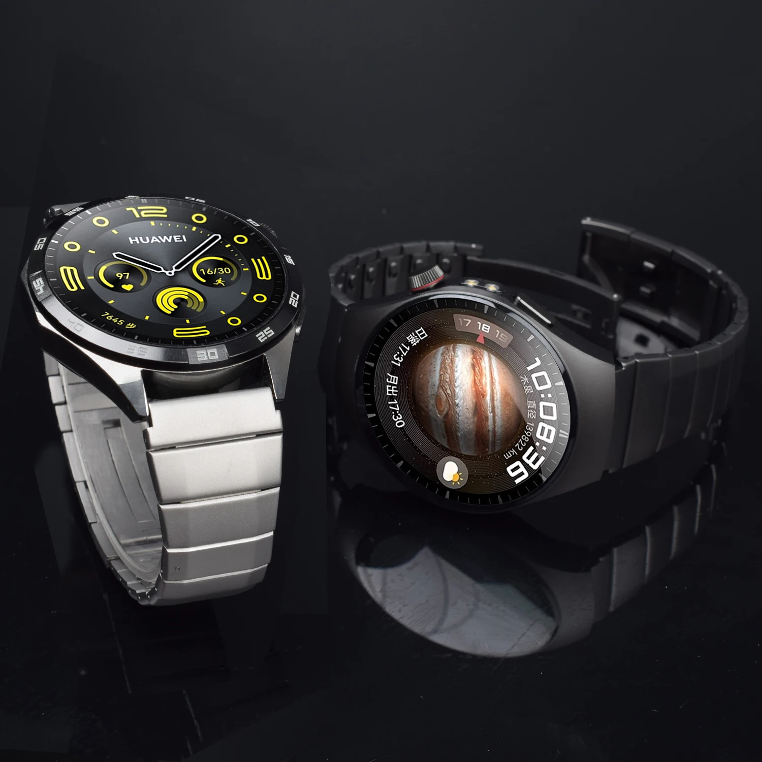 Luxury Titanium Band - Premium Stainless Steel Metal Bracelet Strap
