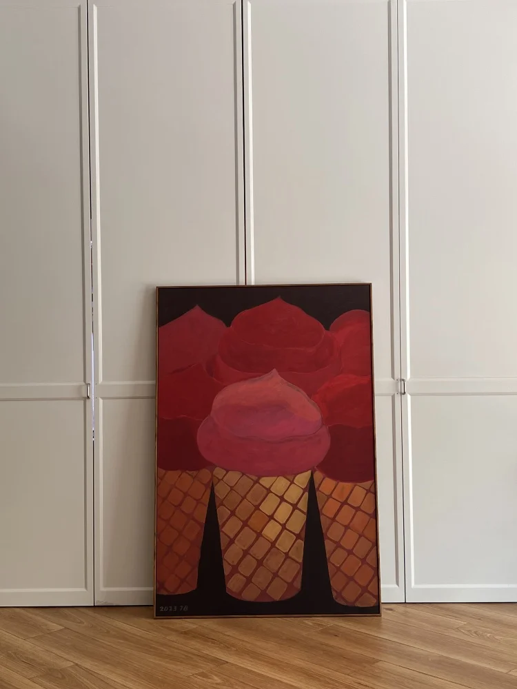 Sweet 7B Artist Ice Cream Combo Painting Art Painting Wall Bedroom Living Room Dining Room 8
