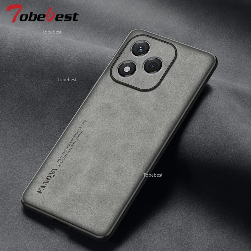Luxury Sheepskin Leather Retro Business Phone Case