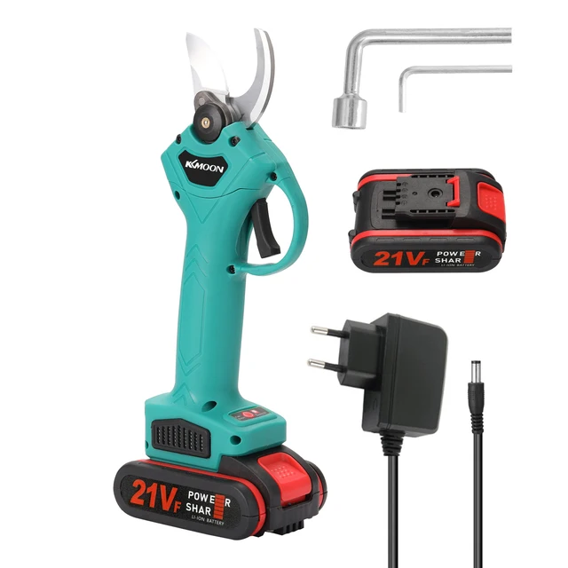 Kkmoon 21V 30 Mm -Es Vezeték Nélküli Elektromos Metszőszomók Hatékony Gyümölcsfa Bonsai Metsző Ágvágó Tereprendezési Eszköz - Image 4