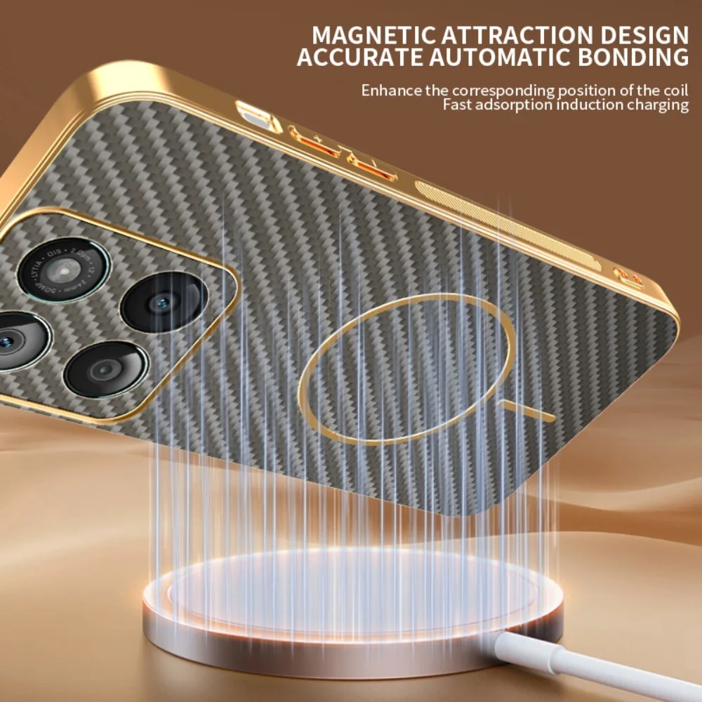 Luxury MagSafe-Compatible Case - Leather Finish