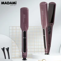 Professional Hair Straightener Curler Wide Plate Ceramic Hair Flat Irons Keratin Treatment 230℃ MCH Fast Heating Salon Styler 1