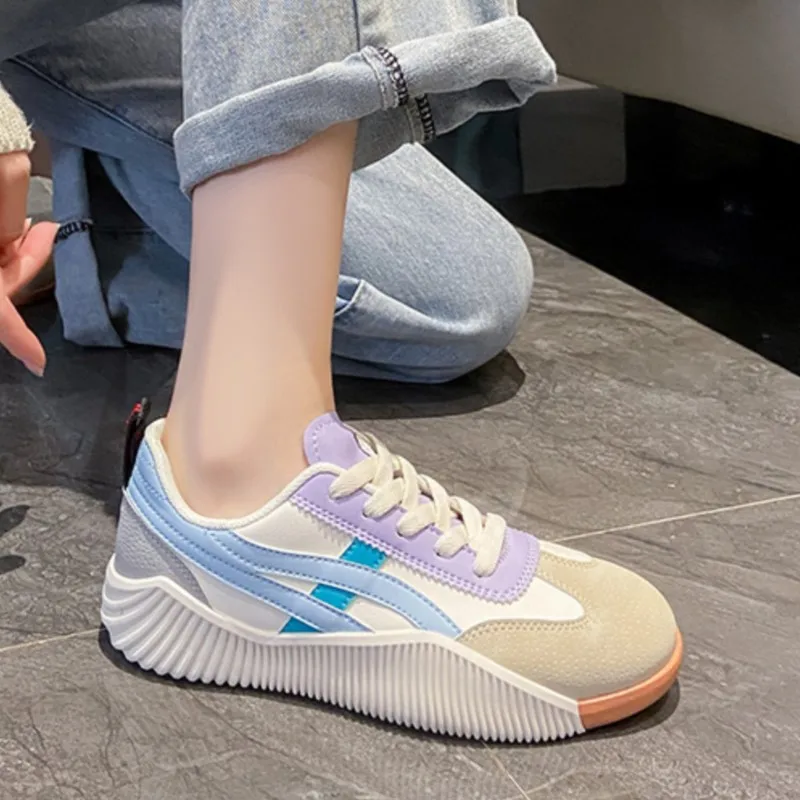 Crestar Women's Casual Shoes Fashion Soft Bottom Sneakers Leisure Breathable Mesh Athletic Shoes Comfort Low-top Walking Shoes 5
