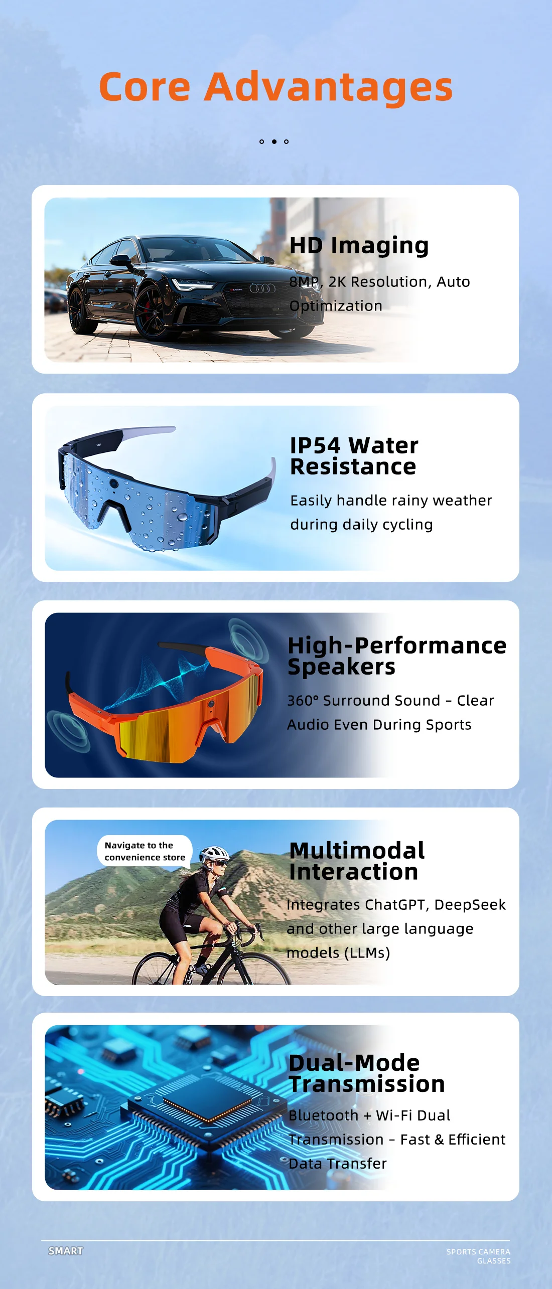 Smart Sunglasses With Hd Video Camera And Ai Dialogue Translation_voghion.com