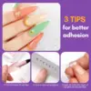 Makartt Nail Glue and Nail Dehydraor Set, Super Strong 7ML Nail Glue for Press on Nails and Acrylic Fake Nails Tips Manicure 5