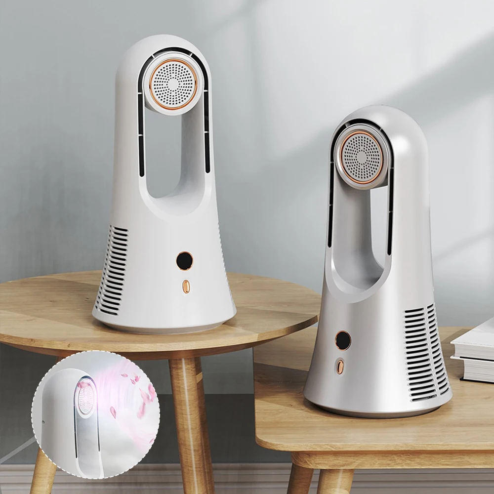 

Aromatherapys Bladeless Fan For Desktop Sturdy Mutes Airs Conditioning Fan For Homes Office