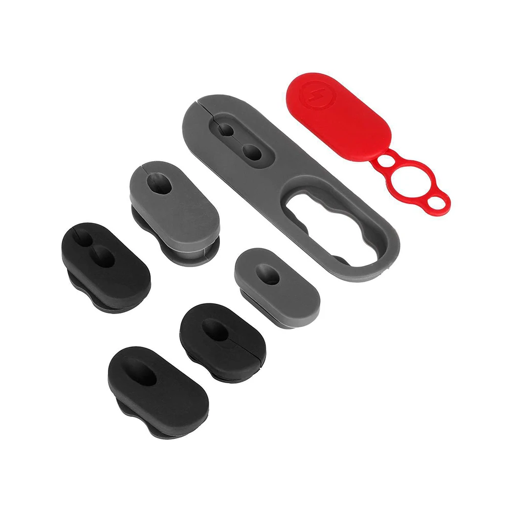 Spina In Silicone Per Tappo Di Copertura Della Porta Di Ricarica Da 7 Pezzi Per Xiaomi 4Pro/4 Lite E-Scooter In Gomma Per Esterni Accessori Per Scoote