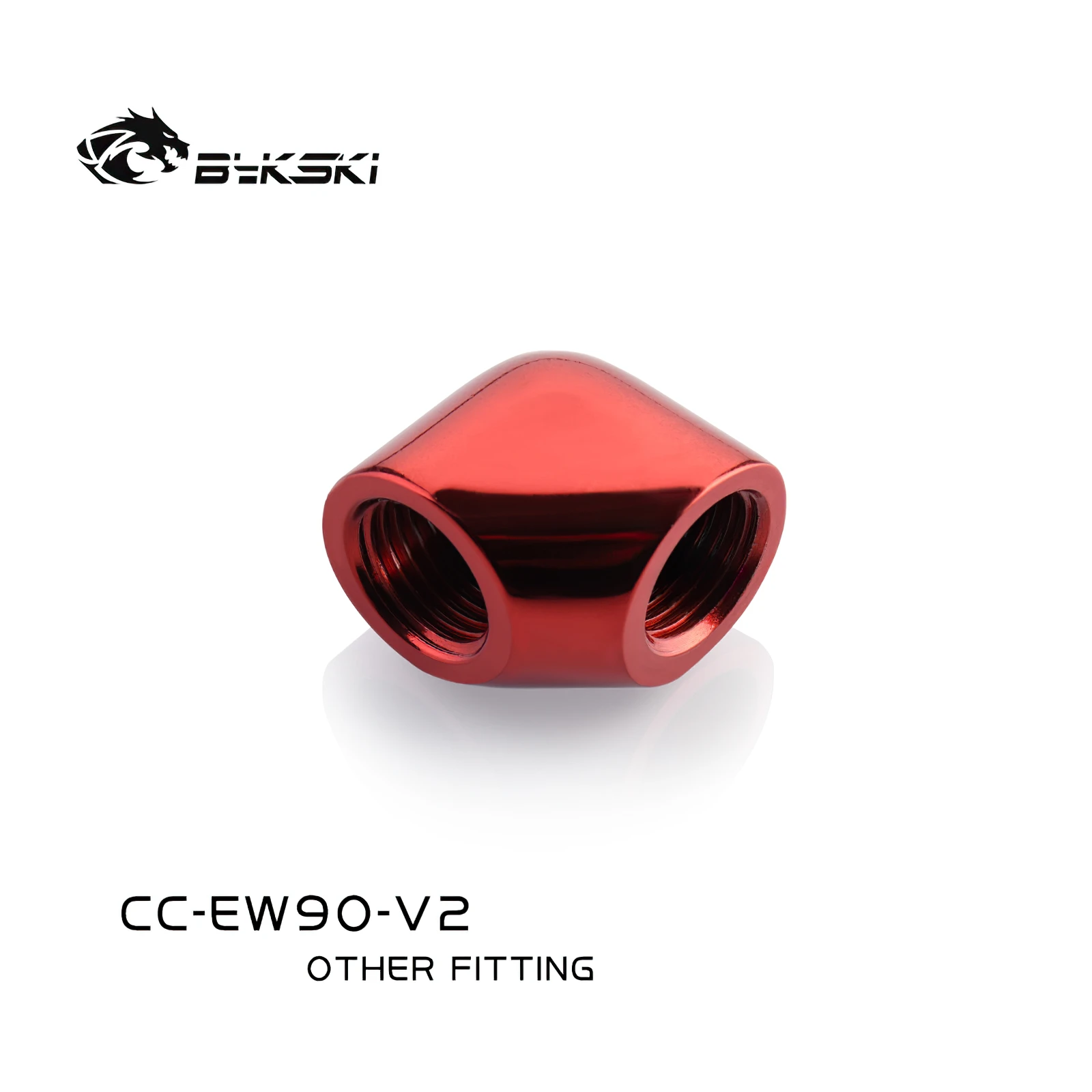 Bykski 90도 이중 암 엘보 피팅 커넥터 조인트 CC-EW90-V2