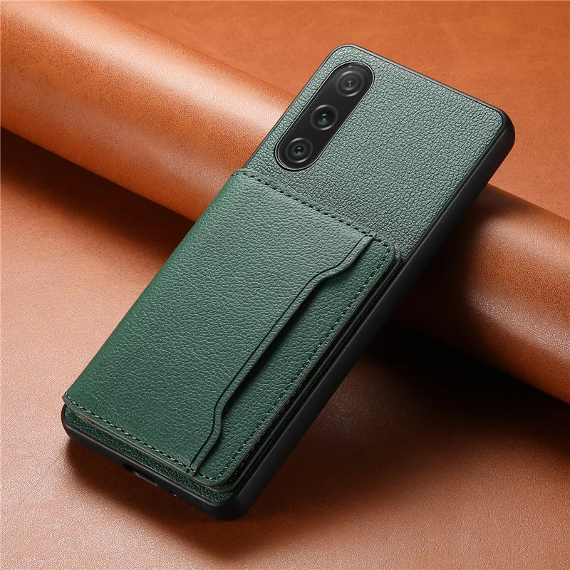 EUCAGR Luxury Multifunctional PU Leather Wallet Phone Case with Card Holder
