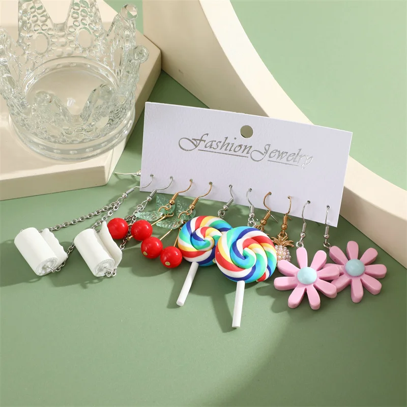 Garlic Earrings - Funky 3D Vegetable Candy Heart Style Novelty Earrings For Women