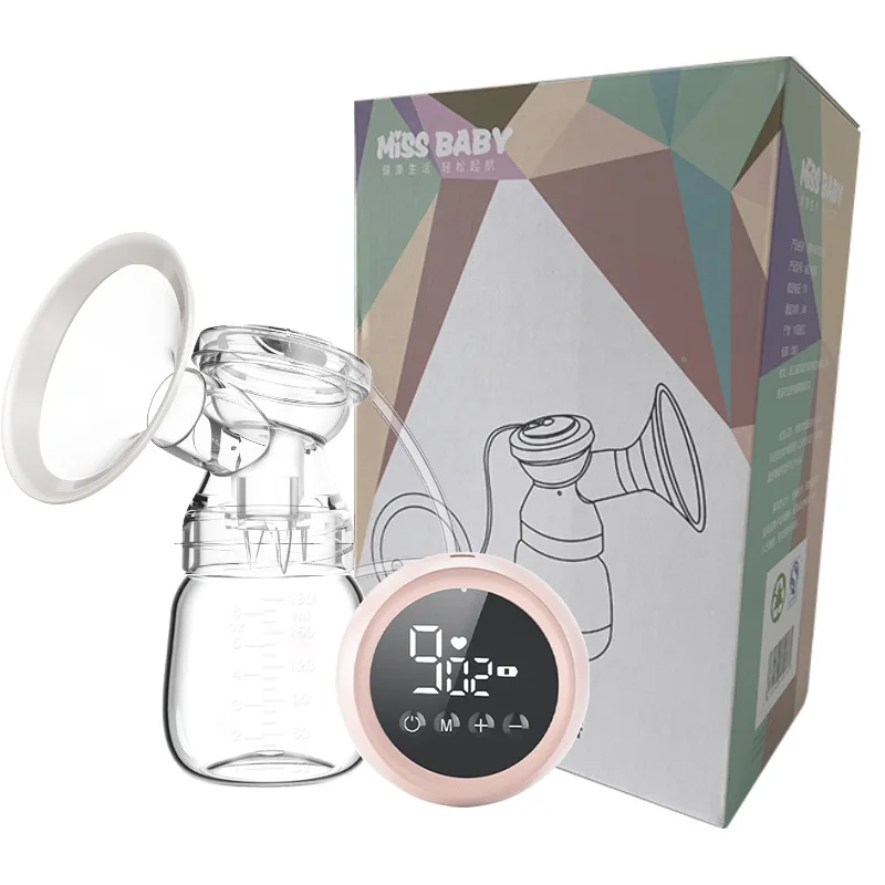 Breast Pump Electric Smart Plug-in Massage Breast Pump Milking Machine Single Side Big Suction Manufacturers