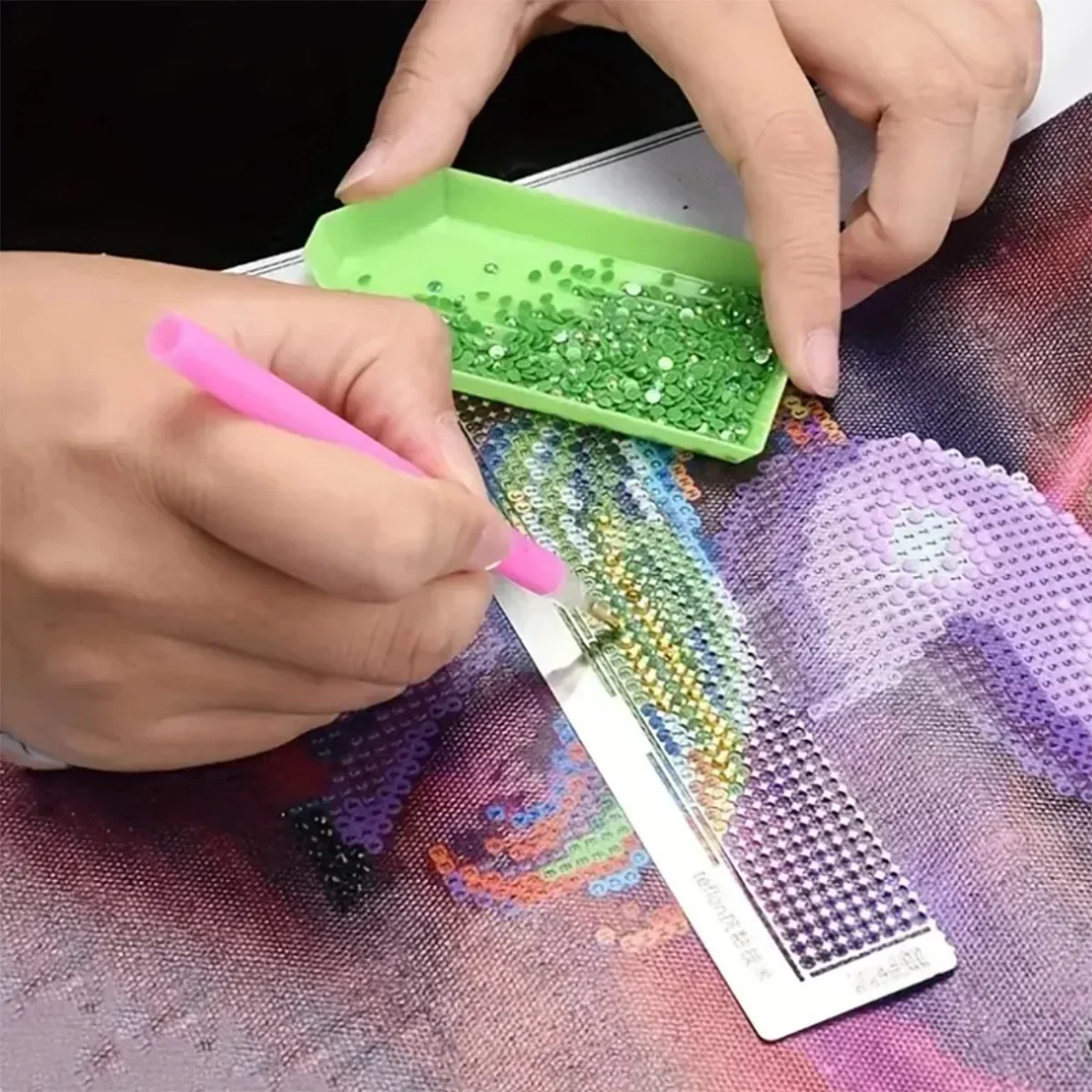 Low Viscosity Stainless Steel Diamond Painting Ruler