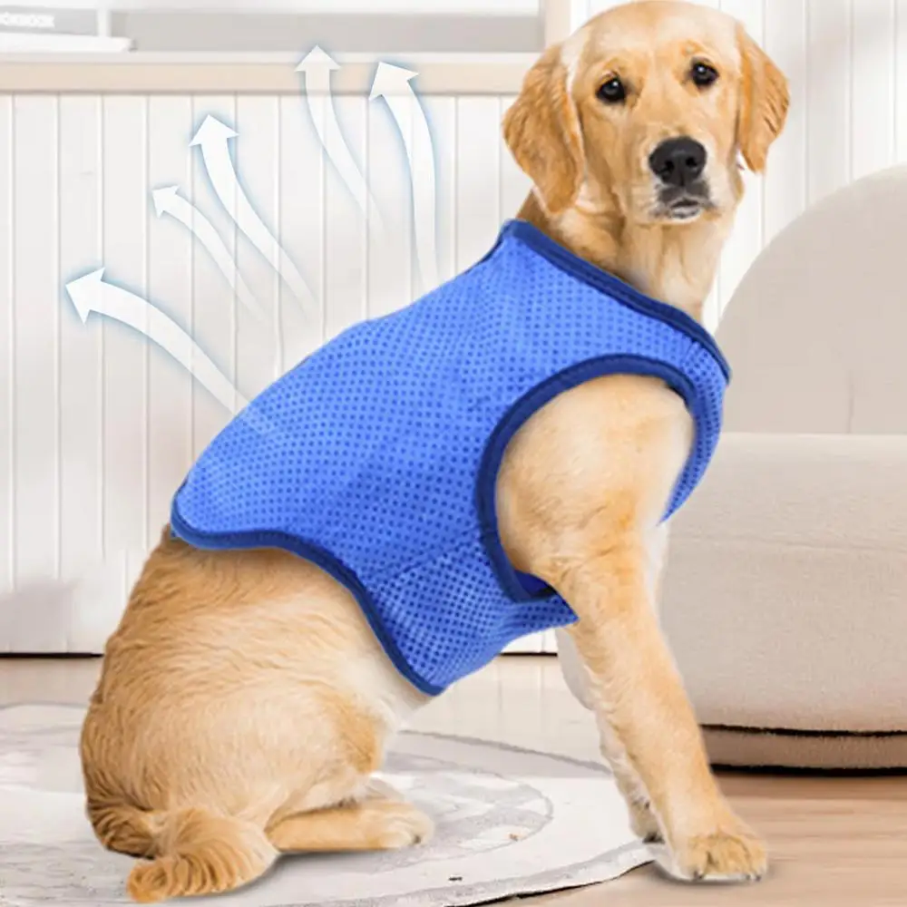 Breathable Dog Vest Breathable Quick-Drying Cooling Vest Comfortable Skin-Friendly Dog Vest Fashionable Pet Clothing For Outdoor