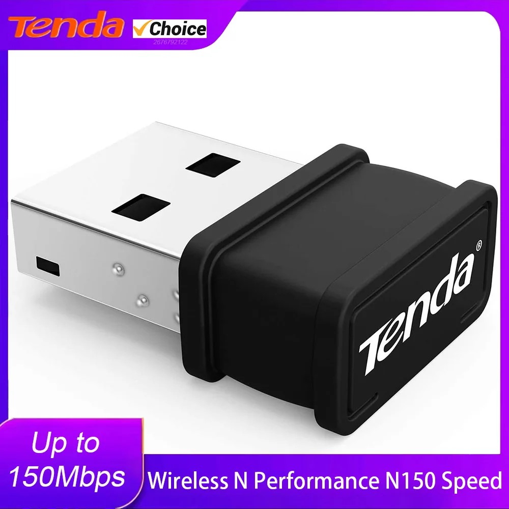 Tenda W311MI 150Mbs USB do bezprzewodowego odbiornika 2.4G bezprzewodowego odbiornika Adapter Wifi karta sieciowa do laptopa stacjonarnego