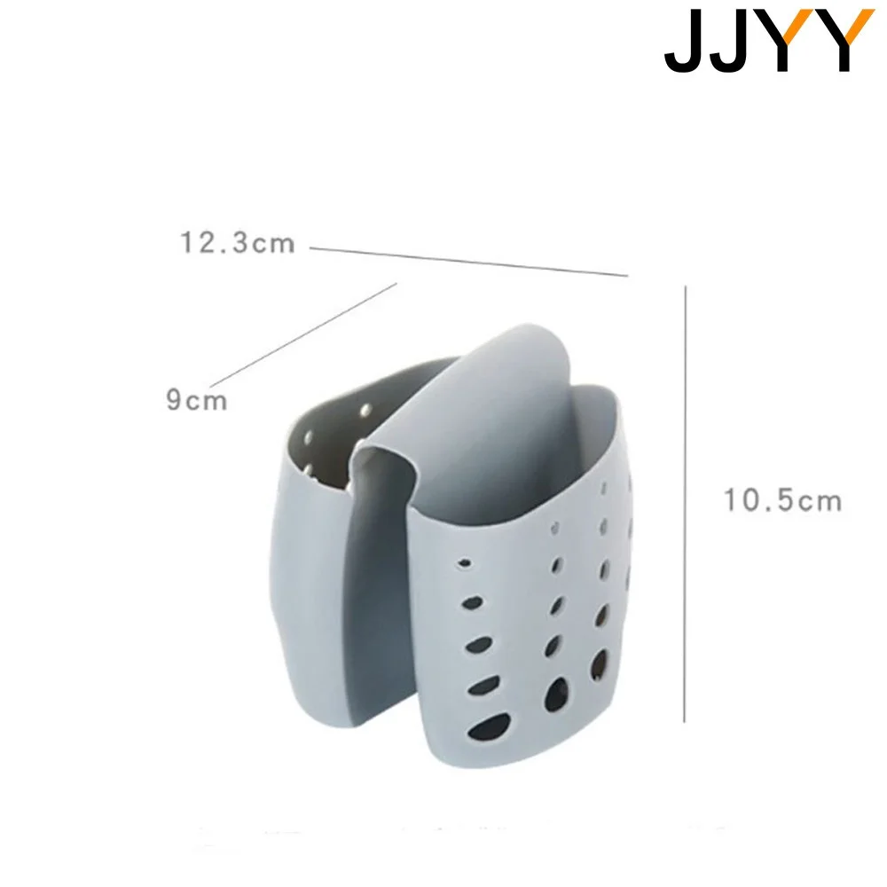 Kitchen Tools Kitchen Sink Saddle Style Double Silicone Sponge Holder Sink Rack Storage Organizer Soap Stonego