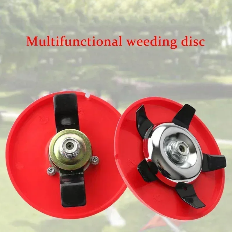 Grass Trimmer Head Grass Trimmer Brush Cutter Accessories Mower Accessories Dual-use Weeder Plate Lawn Mower Trimmer for Head Brushcutter Grass Cutting Machine Cutter Tool