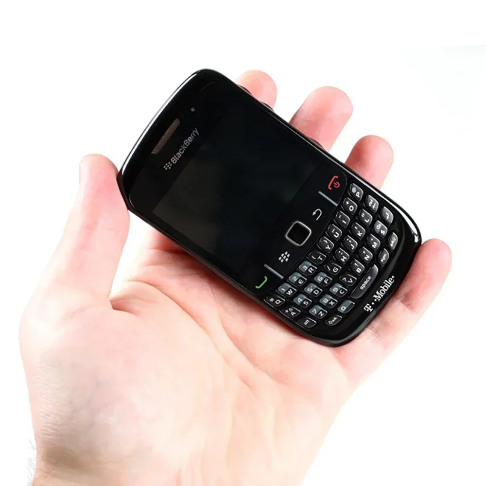 Original Blackberry Curve 8520 2G Mobile Phone 2.46'' 2.0MP QWERTY Keyboard WiFi Bluetooth 512MHz BlackBerry-OS SmartPhone 6