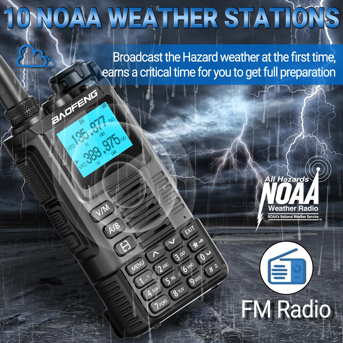 Baofeng UV-K67 Walkie Talkie Multi Band Wireless Copy Frequency 999CH Type-C DTMF NOAA UV-5R UV-K61 UV-K5(99) Two Way Ham Radio 4