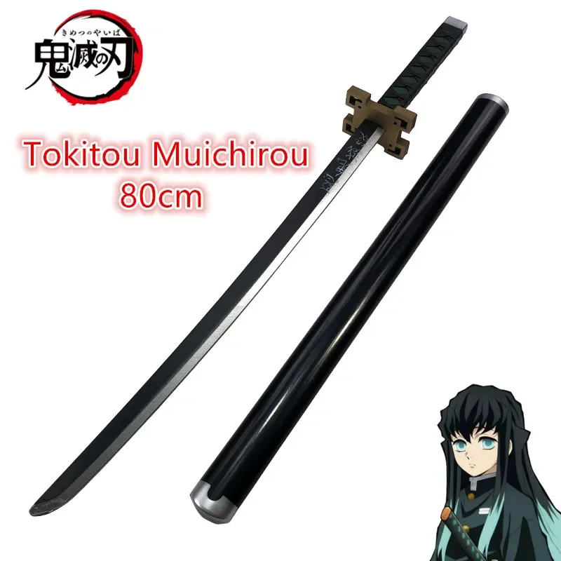 

Anime Original Kimetsu no Yaiba Katana Cosplay Weapon Demon Slayer Sword Tokitou Muichirou Kyoujurou Tanjirou Swords 80cm