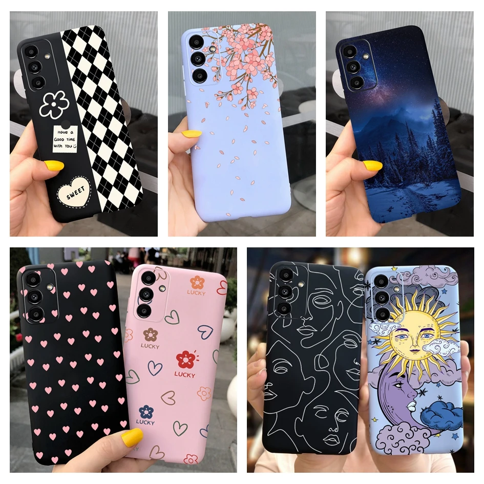 Per Samsung A14 4G Custodia A14 5G Cover Cute Love Heart Paraurti Antiurto Per Samsung Galaxy A14 M14 2023 Custodia Per Telefono Sm-M146B Coque