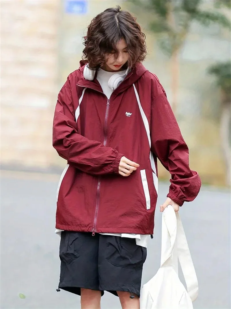 2023 Summer Outdoor Riding Handsome Sun-protective Clothing Men and Women's Fashion Brand Skin Coat UV Protection Thin Coat V999