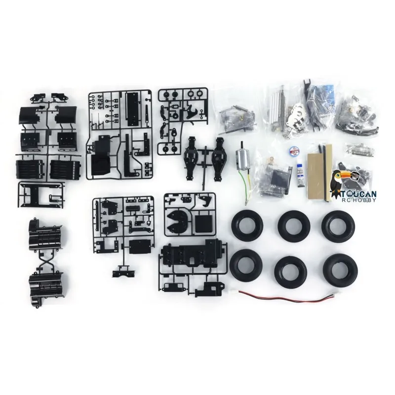 선물 1/14 4x2 RC 트랙터 트럭 키트 56375 FH16 XL750 3단 변속 리모컨 자동차 모델 자동차 장난감 (남아용) TH24179