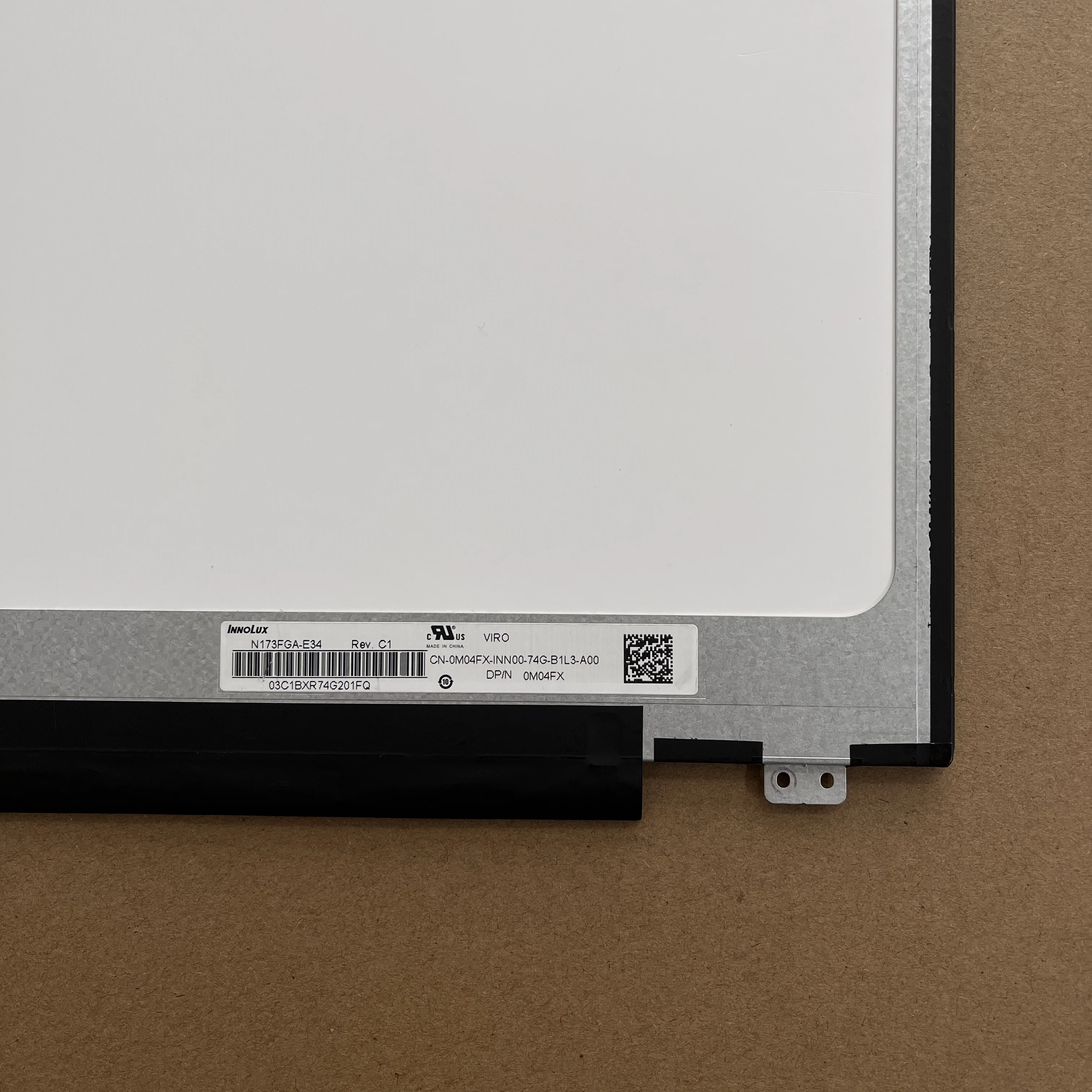 B173RTN02.1 N173FGA-E34 LCD 스크린 디스플레이, 17.3 인치 HD 1600 × 900 EDP, 30 핀 비 터치, 노트북 LCD 스크린 디스플레이, 신제품 교체