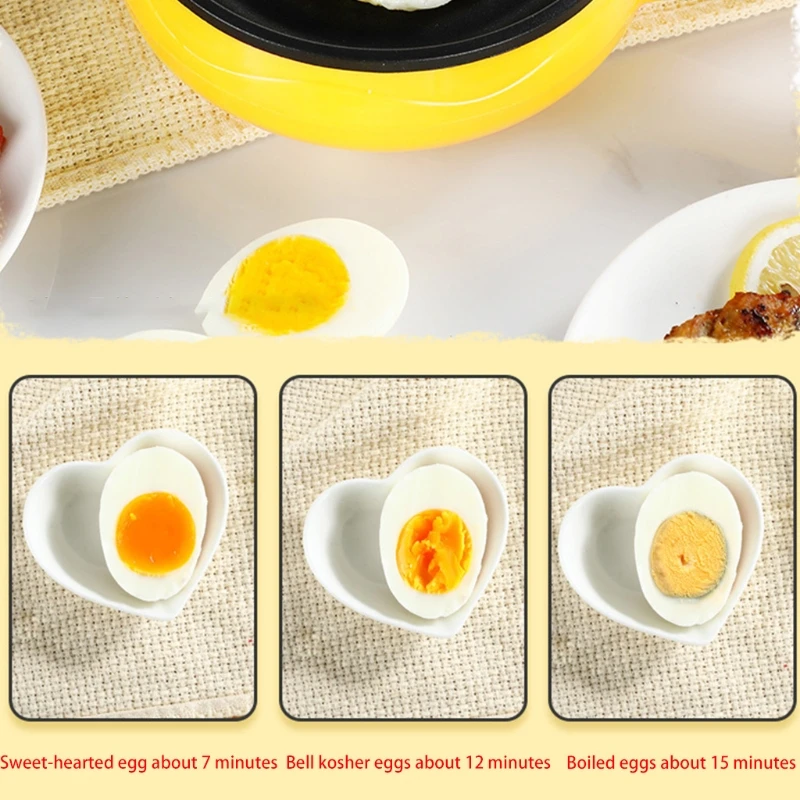 Multifunction Mini Electric Egg Omelette Cooker Eggs Boiler  Steamer Pancake Fried Steak Non-stick Frying Pan 110V 4