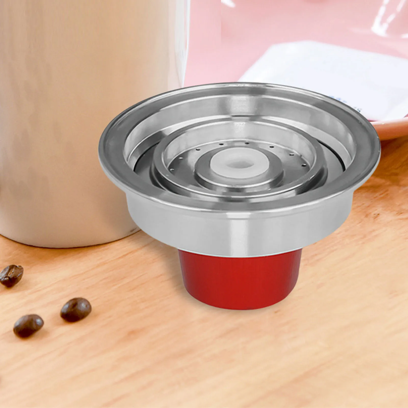 Coffee Pod Converter Holder Rust Resistant Convenient Use Stainless Steel Compact Coffee Pod Adapter for Vertuo Machine