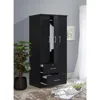 Closets To Store Clothes Closet for Room Highland Oak Finish Miscellaneous Storage Pantry Cabinets Bedroom Furniture Locker Home 4