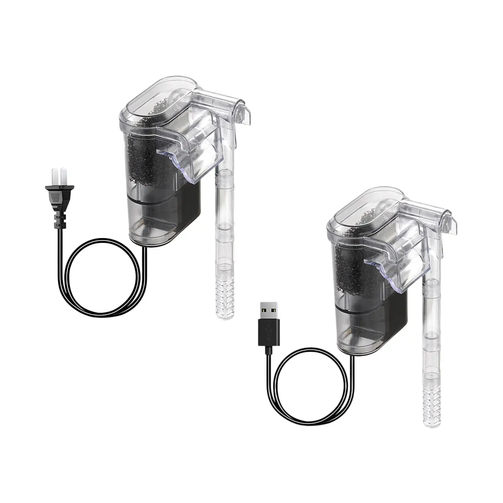 Aquarium Hang on Filter Power Waterfall for Freshwater Saltwater Tank Filter