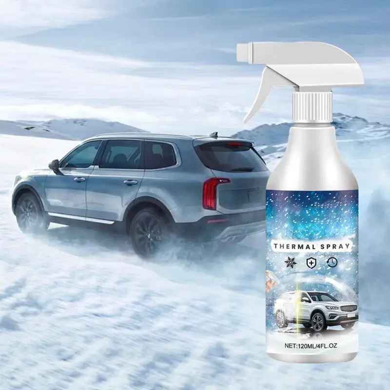 Deicer For Car Windshield Liquid Ice Melt Windshield Deicer Defrost Spray Winter Car Accessories De-Icer Spray