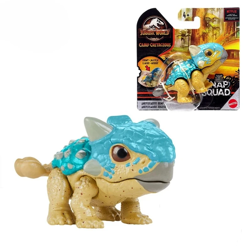 Jurassic World Mini Dinosaur Toy Figures - Tyrannosaurus & Ankylosaurus Action Set