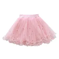 Baby Girls Tutu Fluffy Skirt Toddler Princess Ballet Dance Tulle Mesh Skirt Kids Cake Skirt Cute Girls Clothes Pettiskirt Skirt 1